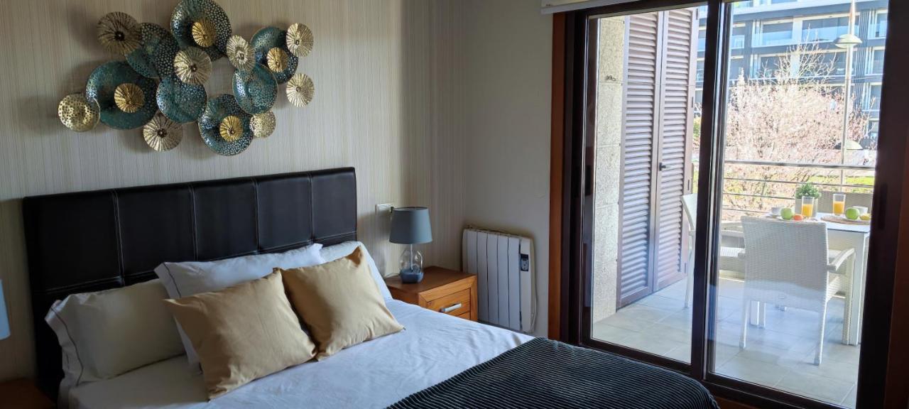 Acogedor apartamento con terraza en Portonovo Exterior foto