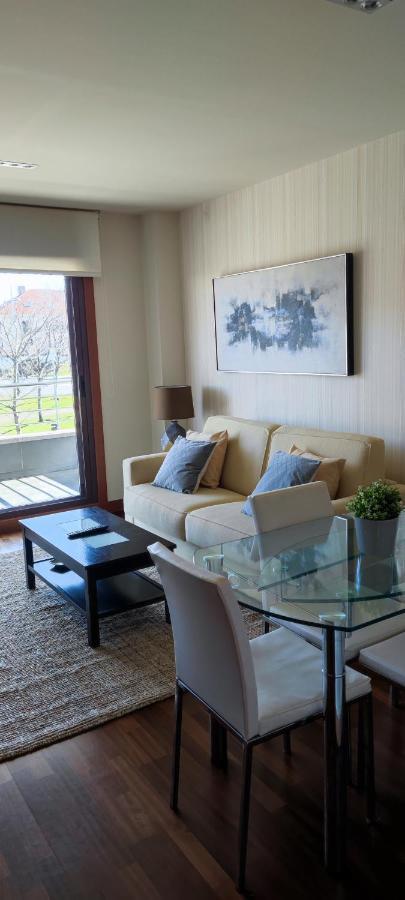 Acogedor apartamento con terraza en Portonovo Exterior foto